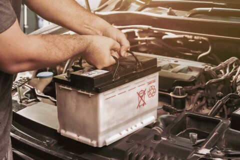 Replacing a car battery